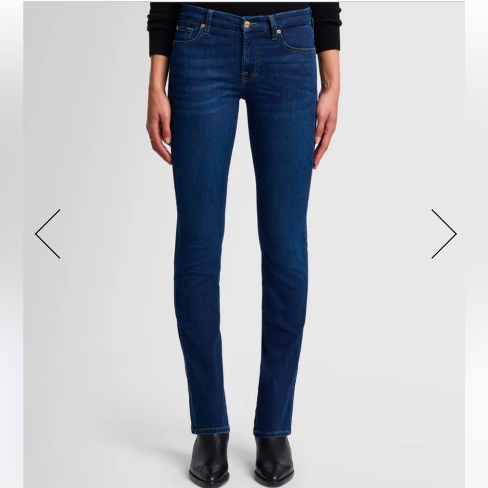 NWT 7 For All Mankind Kimmie Straight Leg Jeans size 28
